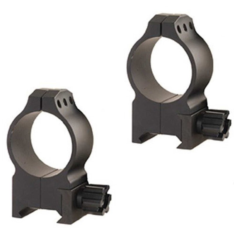 Warne WAR615M 30mm Tactical Scope Rings High Matte Steel Wider Body