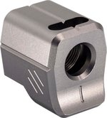 TRYBE Defense Universal Single Port 9mm Compensator 1/2x28 Gray