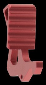 Strike AR Extended Charging Handle Latch Mil-Spec Aluminum Red Hardcoat Anodized