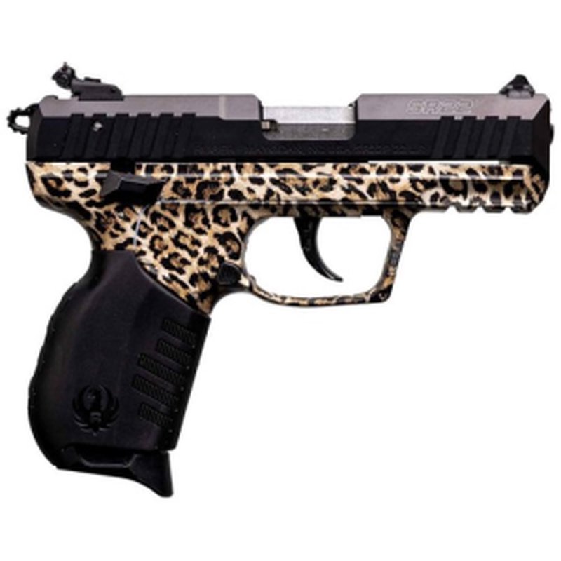 Ruger SR22 22LR 3.5 Inch Pistol Black Leopard