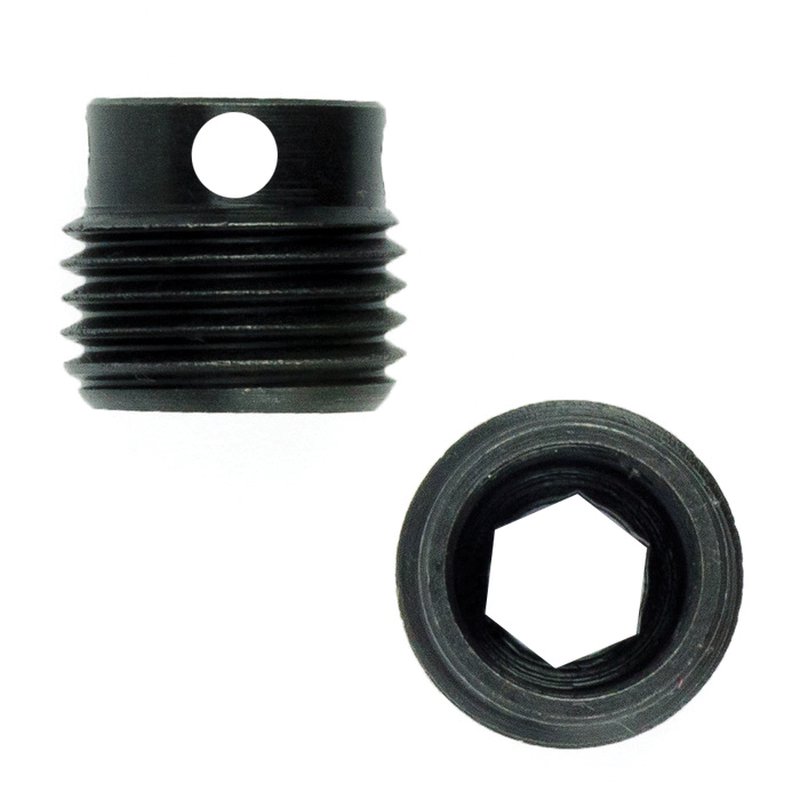 Grovtec 2-Piece Heavy-Duty Pushbutton Base, Black Sling Mount