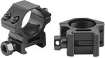 Riton Optics 1in Riflescope Rings 9mm Set of 2 Black Low