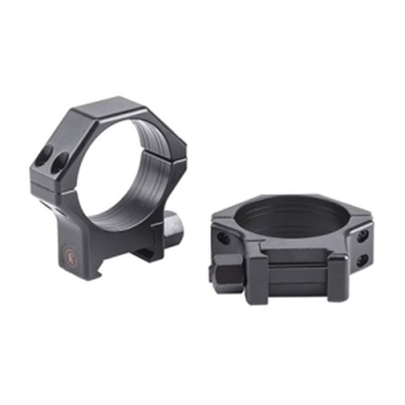 Riton Optics Contessa 30mm Picatinny Rings (8mm Height) - two-piece, hardened steel, matte black