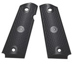 Guncrafter Aluma-Grips Slim Gov Black Grip GI Logo GI-AG-G-003