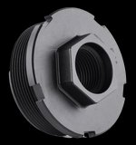 Dead Air HUB Direct Thread Mount 9/16x24 RH 4140 Heat-Treated Alloy Steel Black Nitride LT304