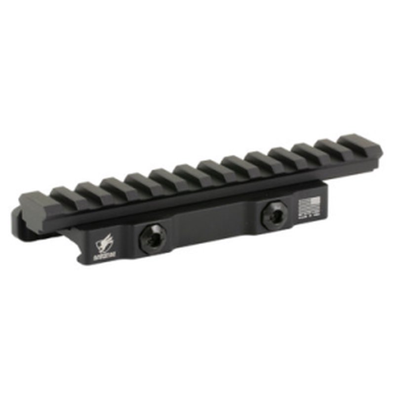 American Defense AD-1700 QD Riser Mount for Picatinny Rails, Black