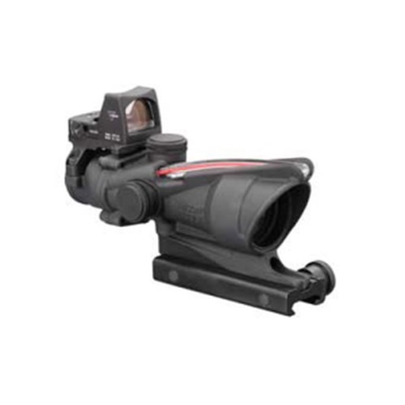 TRIJICON 4x32 ACOG Scope Dual Illum Red Chevron .223 Ret