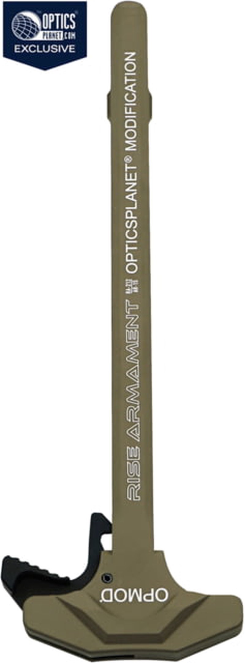 RISE Armament RA-212 Extended Latch Charging Handle 7075-T6 AR-15 FDE