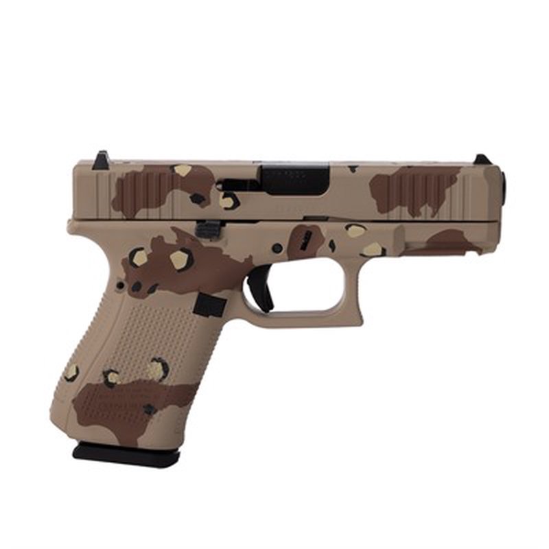 Glock 19 Gen 5 Custom 9mm Desert Storm Semi-Auto Handgun
