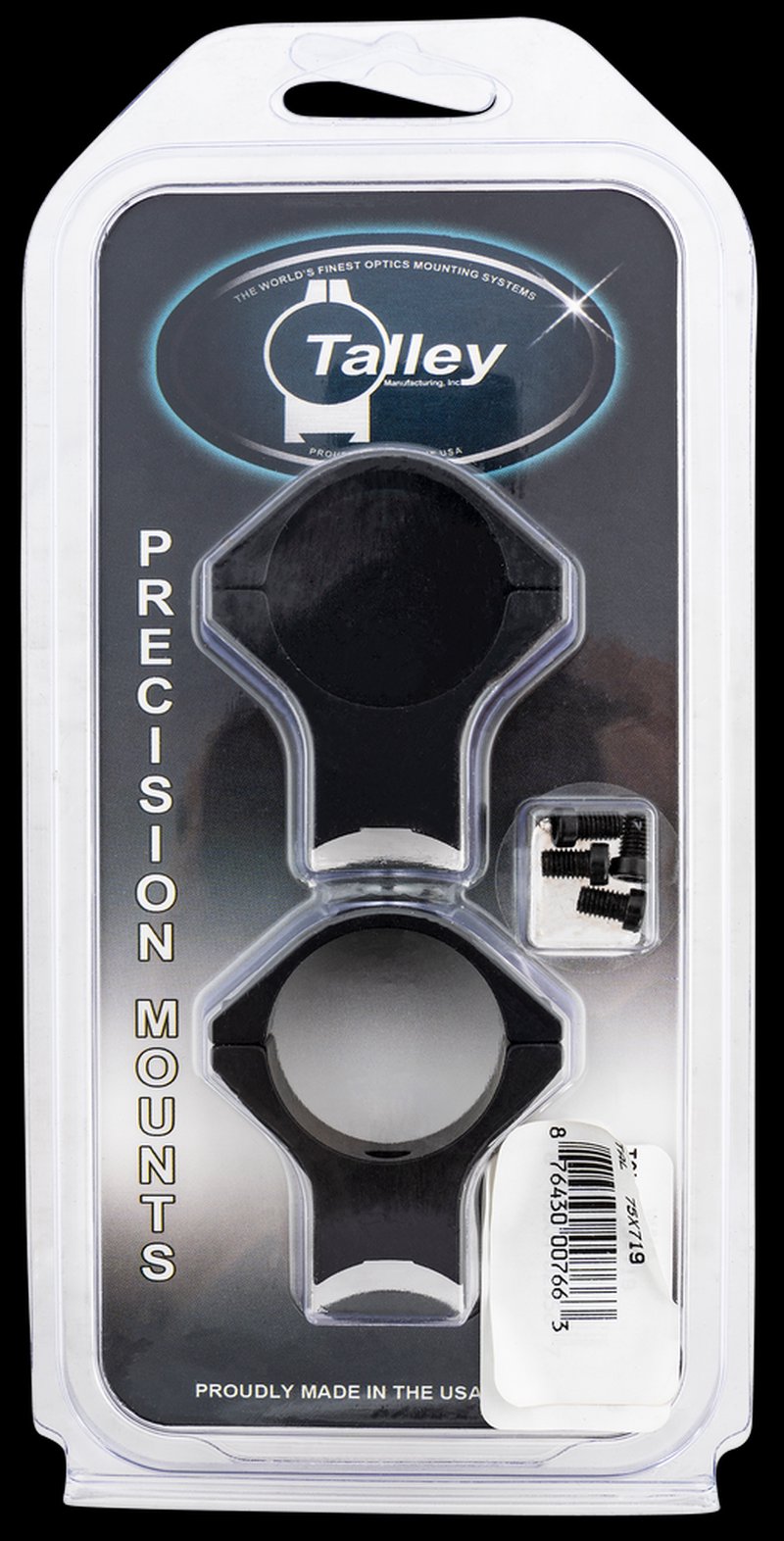 Talley 75X719 Savage AccuTrigger Scope Mount Ring Combo 30mm High Extended 0 MOA