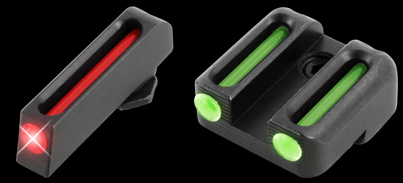 Truglo TG131G3 Brite-site Fiber Optic Front/Rear Sight Set for Glock 42/43