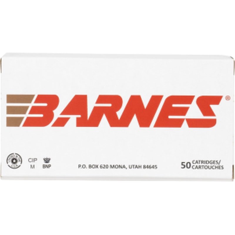 Barnes Suppressor Series 9mm Luger 147gr Sierra JHP 50-Round