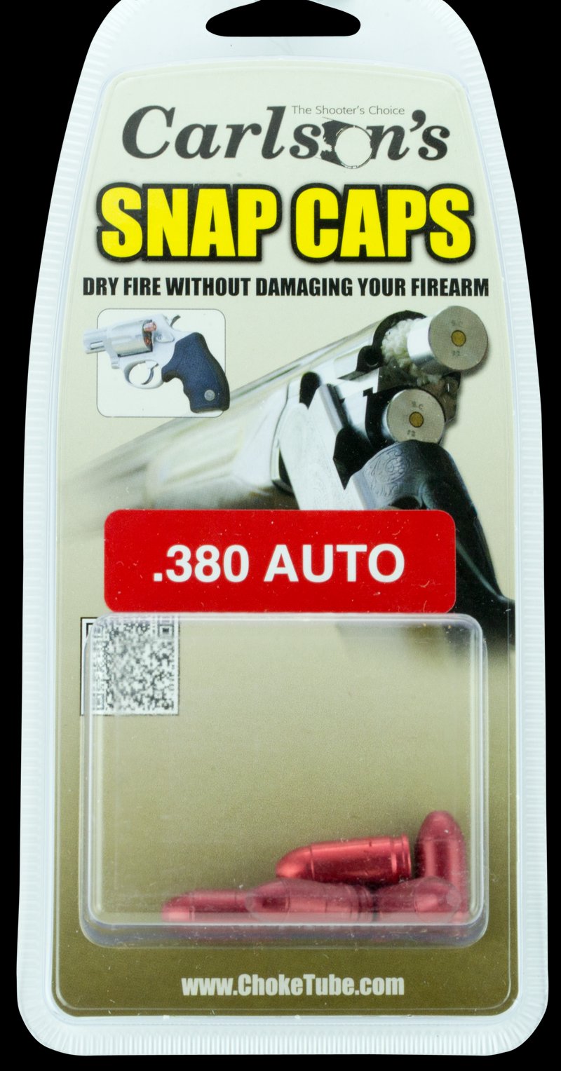 Carlsons 380 Auto Aluminum Snap Caps 5-Pack