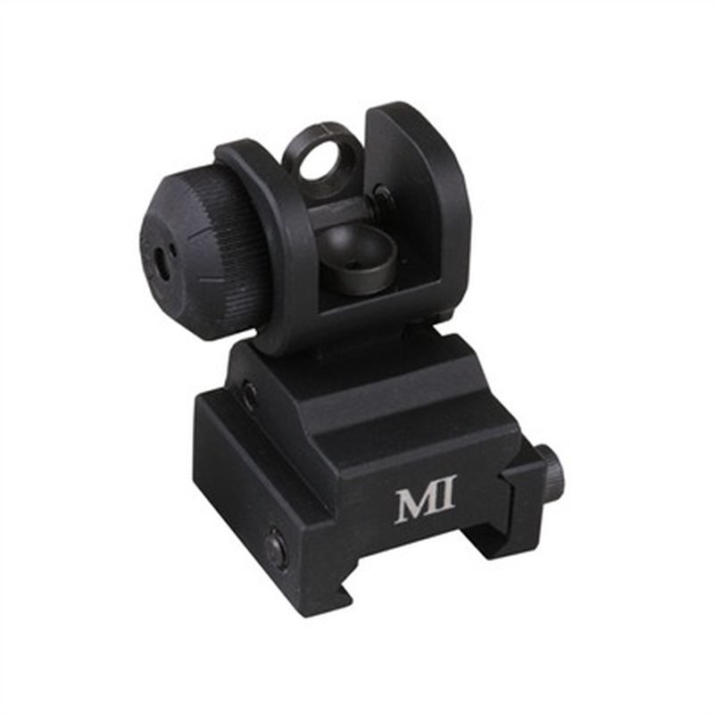 Midwest Industries MCTAR-ERS Flip-Up Adjustable Rear Sight AR-15 Black