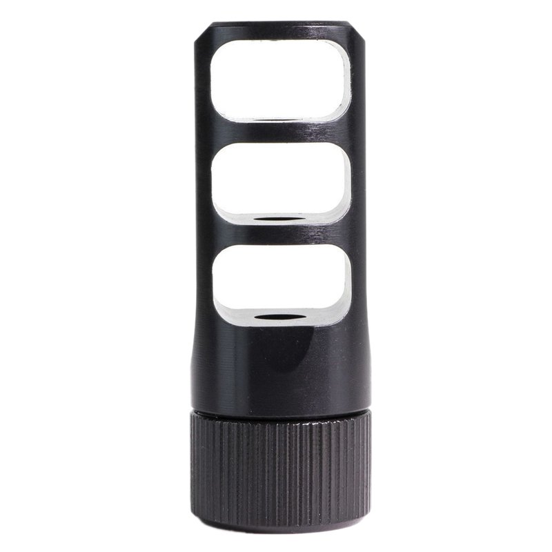 Faxon Firearms MuzzLok 3-Port Muzzle Brake 5/8-24, Black