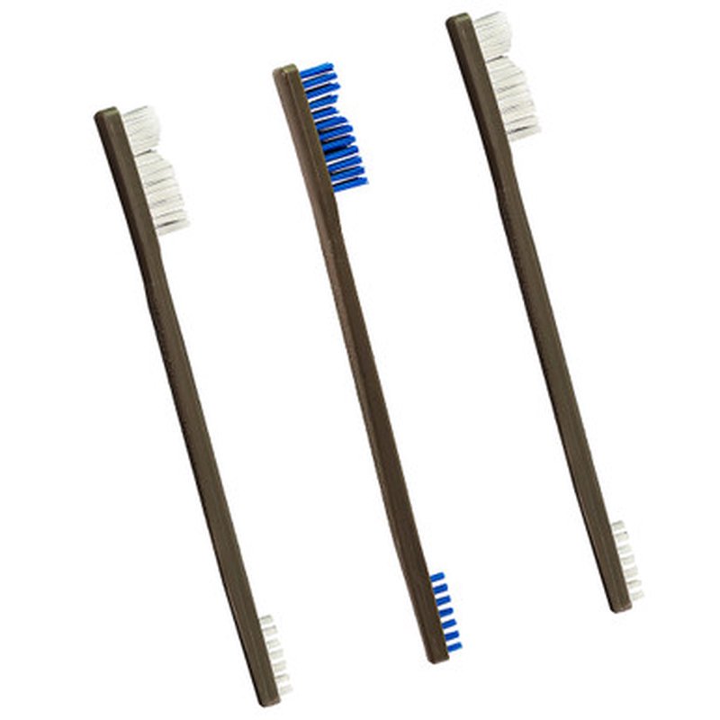Otis 3-Pack AP Cleaning Brushes Nylon Detailing Brushes