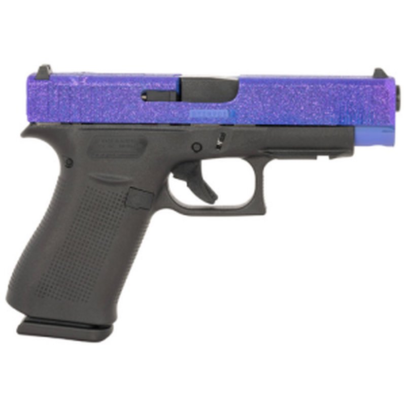 Glock G48 MOS Slim 9mm 4.17" 10rd Black GMB/Gold Purple