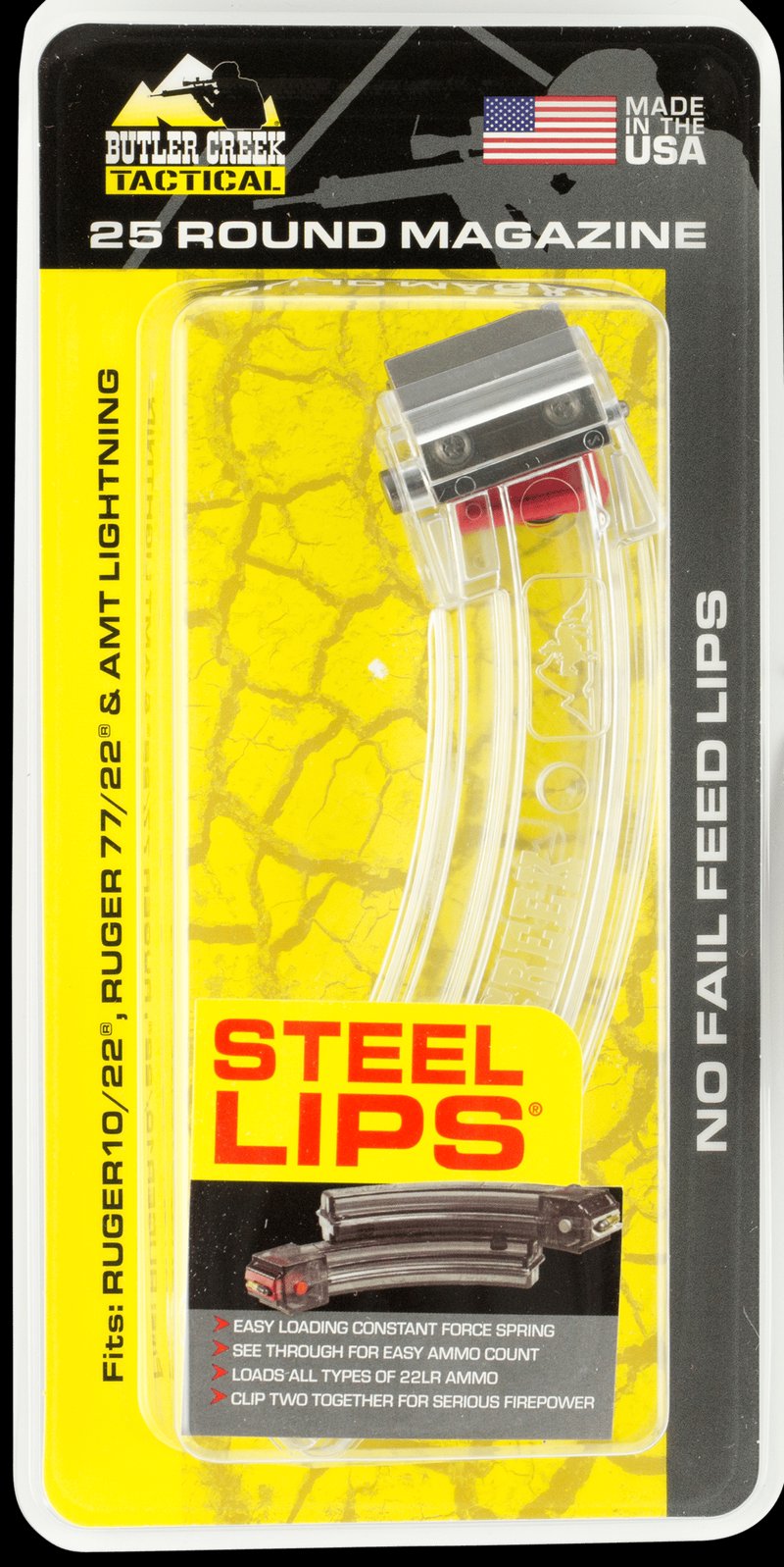 Butler Creek Steel Lips Magazine AR-15 5.56 NATO Compatible