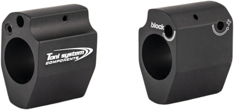 Toni System Gas Block Adjustable, Diameter .750in GBR Color: Black