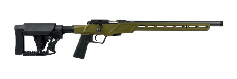 CZ 57 Bolt Action Rimfire Rifle 22 LR 16 Inch OD Green MTR Chassis