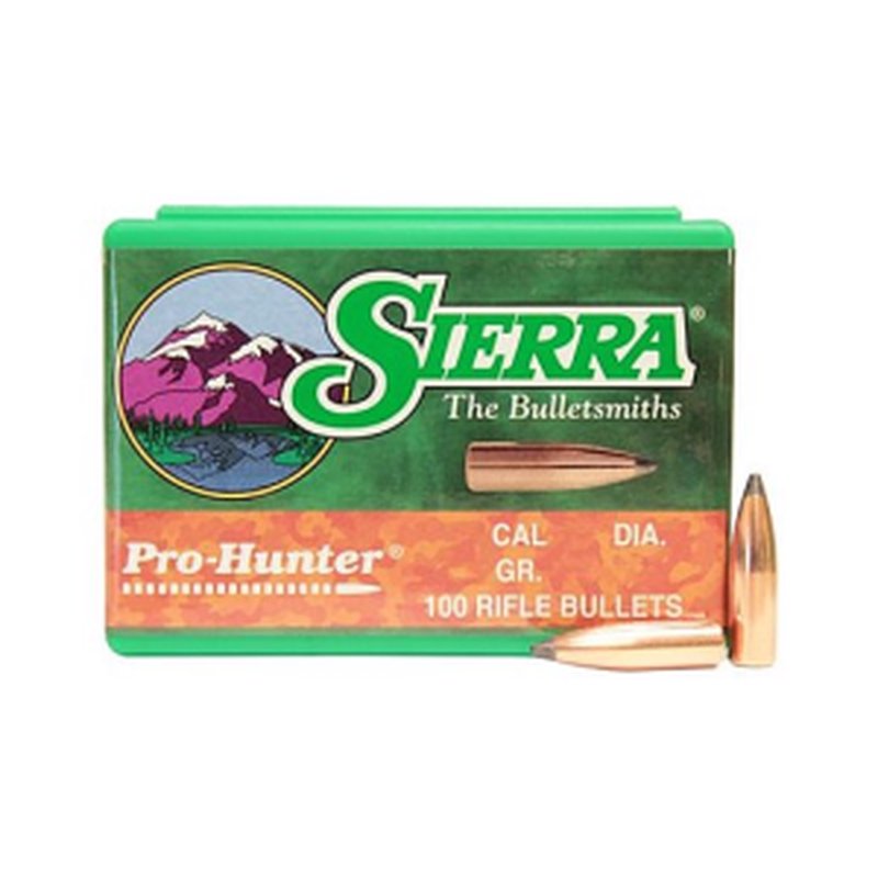 Sierra #2170 180 Grain RN .30 Cal (7.62mm) Reloading Bullets - 100 Rounds