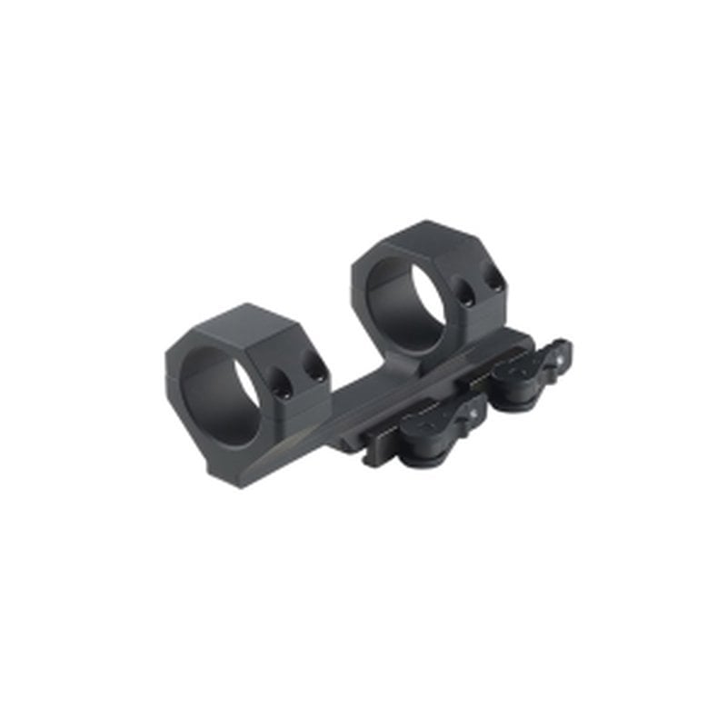 American Defense Delta QD 1-Piece Cantilever Picatinny Scope Mount 20 MOA 30mm Rings Standard Lever Matte Black