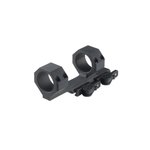 American Defense Delta QD 1-Piece Cantilever Picatinny Scope Mount 20 MOA 30mm Rings Standard Lever Matte Black
