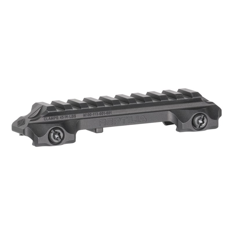 Reptilia RMU Picatinny Riser Mount 0.625 in Height 9-Slot 7075-T6 Hard Anodized