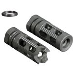 Yankee Hill Machine Co Phantom CompBrake Smooth End Muzzle Device, 1/2-28, 2.25 in