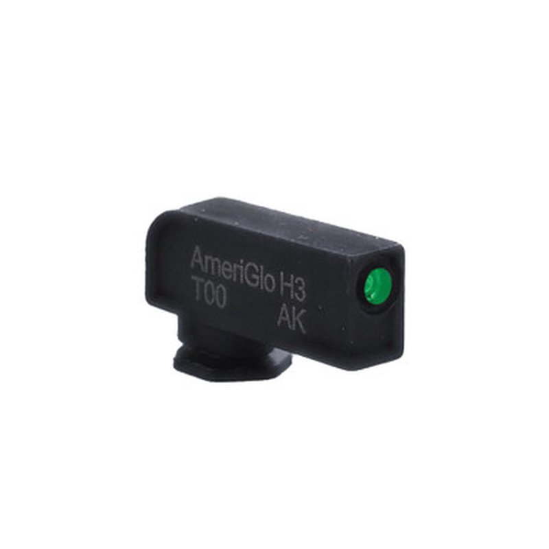 AmeriGlo GL-412-180 Glock Front Tritium Green Black Outline Sight