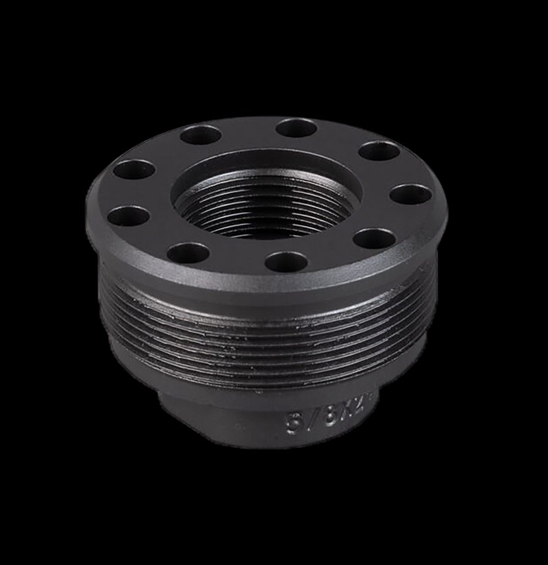 SilencerCo Alpha Direct Thread Mount M18x1 Matte Black