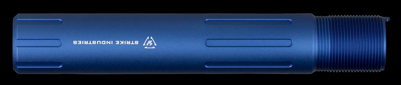 Strike AR-15 Carbine Pistol Buffer Tube 7075-T6 Blue Anodized ARCARPRESLICKBLU
