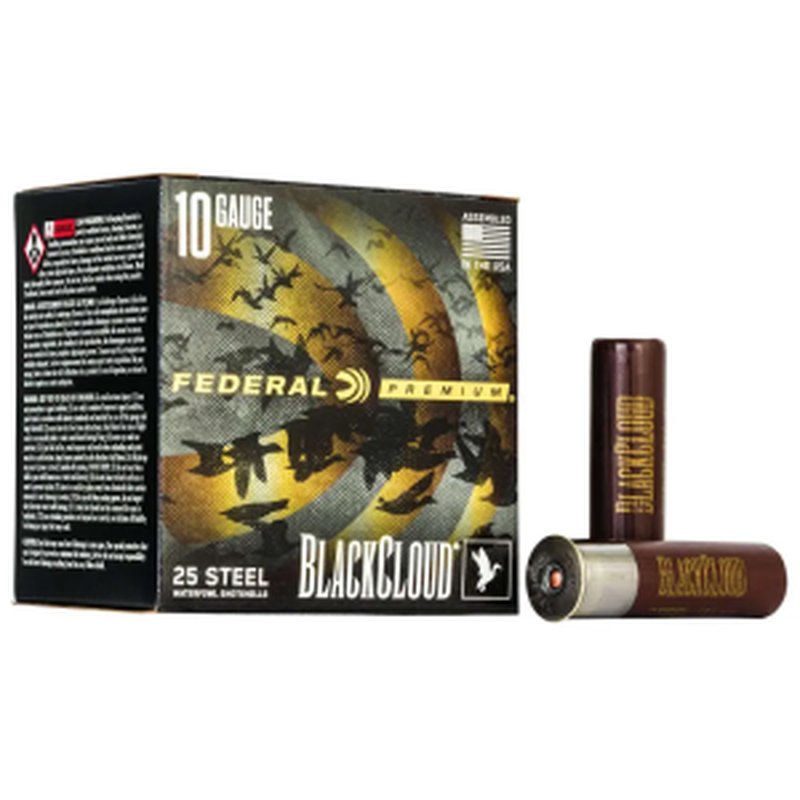Federal Black Cloud FS Steel 10 Gauge Shotshell 3.5 in 1-5/8 oz 2 Shot