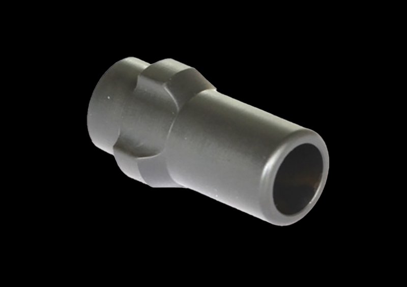 Griffin Armament 3-Lug Barrel Adapter 9mm Luger 1/2x28 Thread Black Melonite QPQ 3L1228