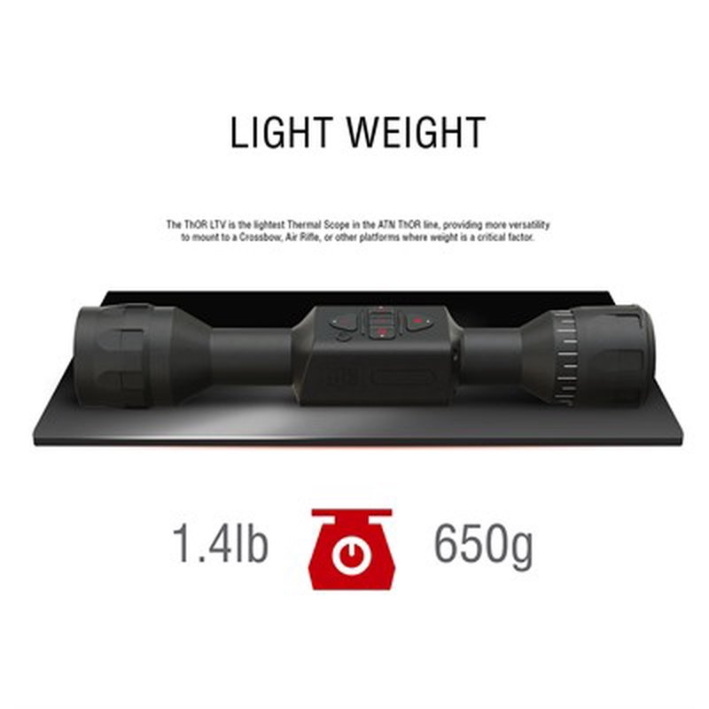 ATN Thor LTV Thermal Rifle Scope 4-12x25mm 320x240
