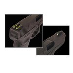 Truglo TFO Tritium/Fiber-Optic Day/Night Sights Fits Sig #8 Front/#8 Rear - Front Green/Rear Yellow
