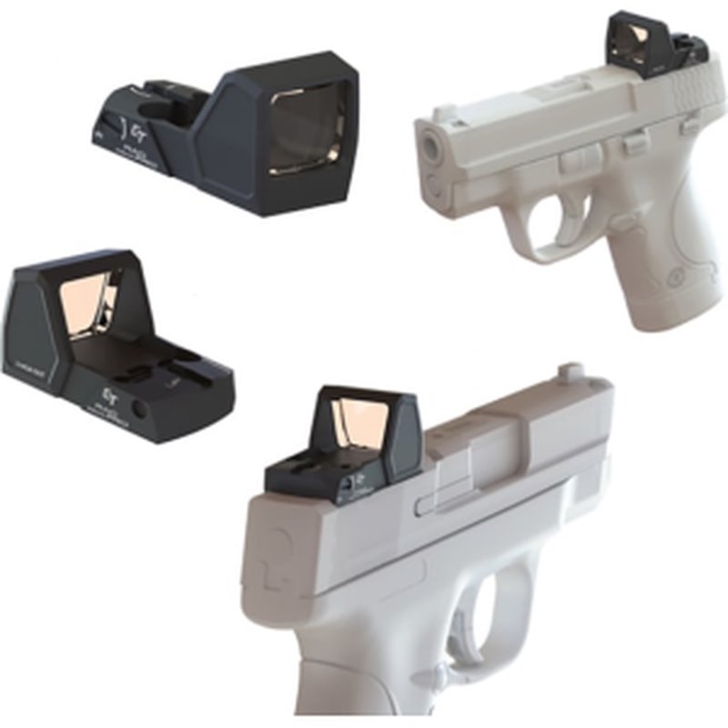 Crimson Trace 01-01970 RAD Micro PRO Comp Reflex Sight RED
