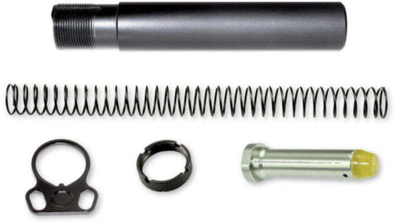 Presma AR-15 Pistol Buffer Tube Kit w/Dual Sling End Plate UB-AS5P11A