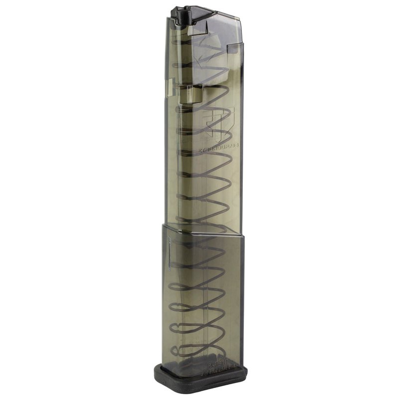 Elite Tactical Systems Glock 43X/48 9mm Magazine 19-Round Carbon Smoke Polymer