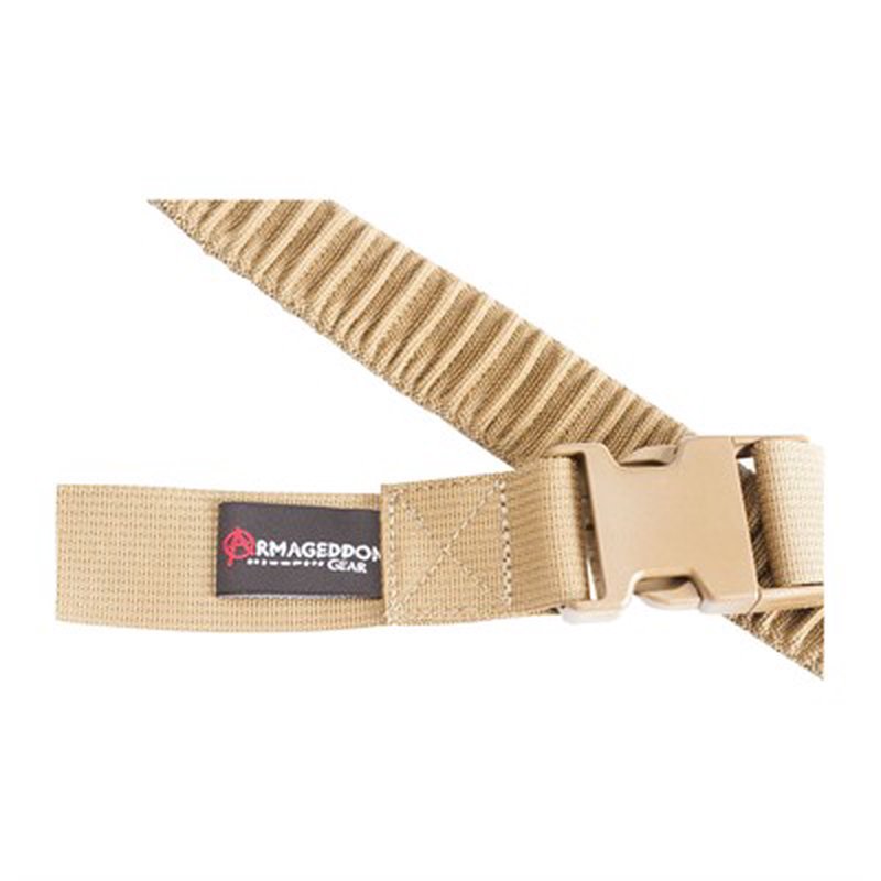 Armageddon Gear Precision Rifle Sling with QD Swivels, Coyote Brown