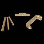 Cross Armory 3-Piece Upgrade Kit for Glock 17/19/26/34 Gen5 - Silver Anodized Precision - CRG5OKSV