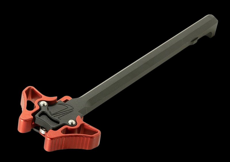 Timber Creek Enforcer Mini Ambidextrous AR-Platform Charging Handle Red Anodized