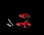 Timber Creek Ambidextrous AR Platform Safety Selector AMBISSR 45/90° Red
