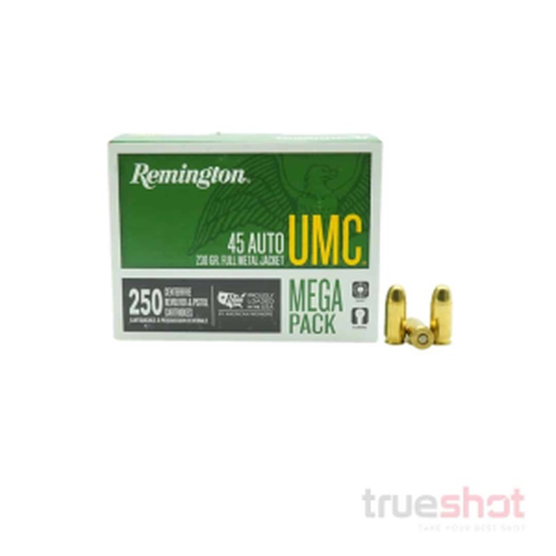 Remington UMC 45 ACP 230 Grain FMJ Bulk Pack