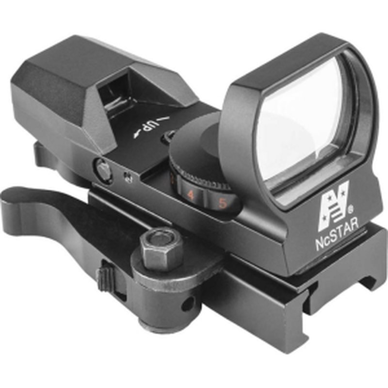 NcSTAR D4RGBQ Reflex Optic (Red/Green, 4 Reticles, QR Mount)