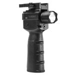 NCStar Vism Gen2 Vertical Grip Strobe Flashlight Red Laser VAQVGFLRV2
