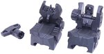 Guntec USA AR-15 Tactical Polymer Spring Assisted Folding Sights