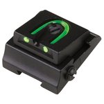 Williams Gun Sight Fiber Optic WGOS Sight Rear Adjustable, Green