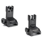 Ultradyne C2 AR-15 Sight Set Black Folding Aperture