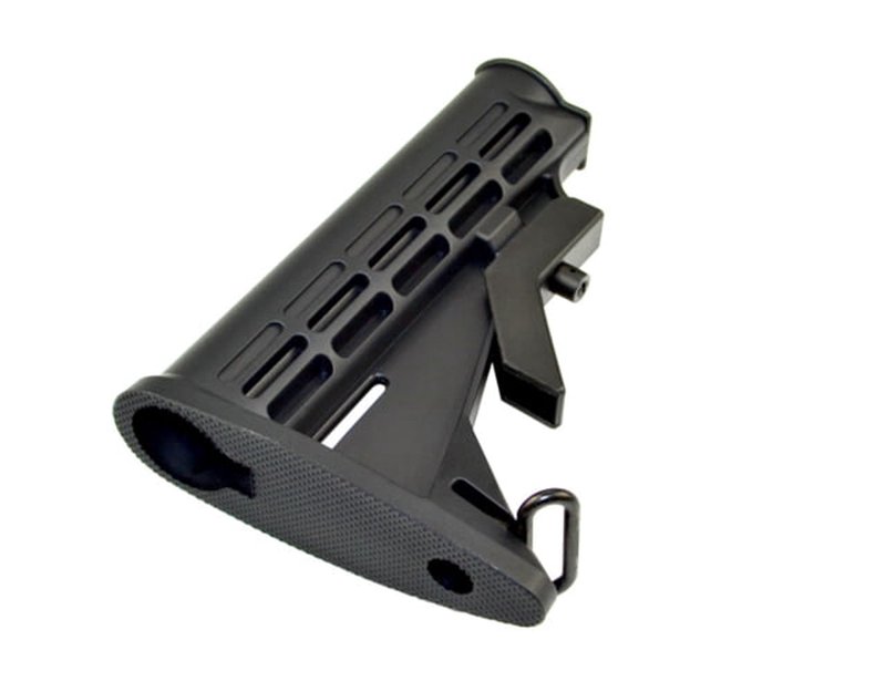 JE Machine Tech AR-15 Standard Carbine Buttstock, Mil-Spec PS-ST2B